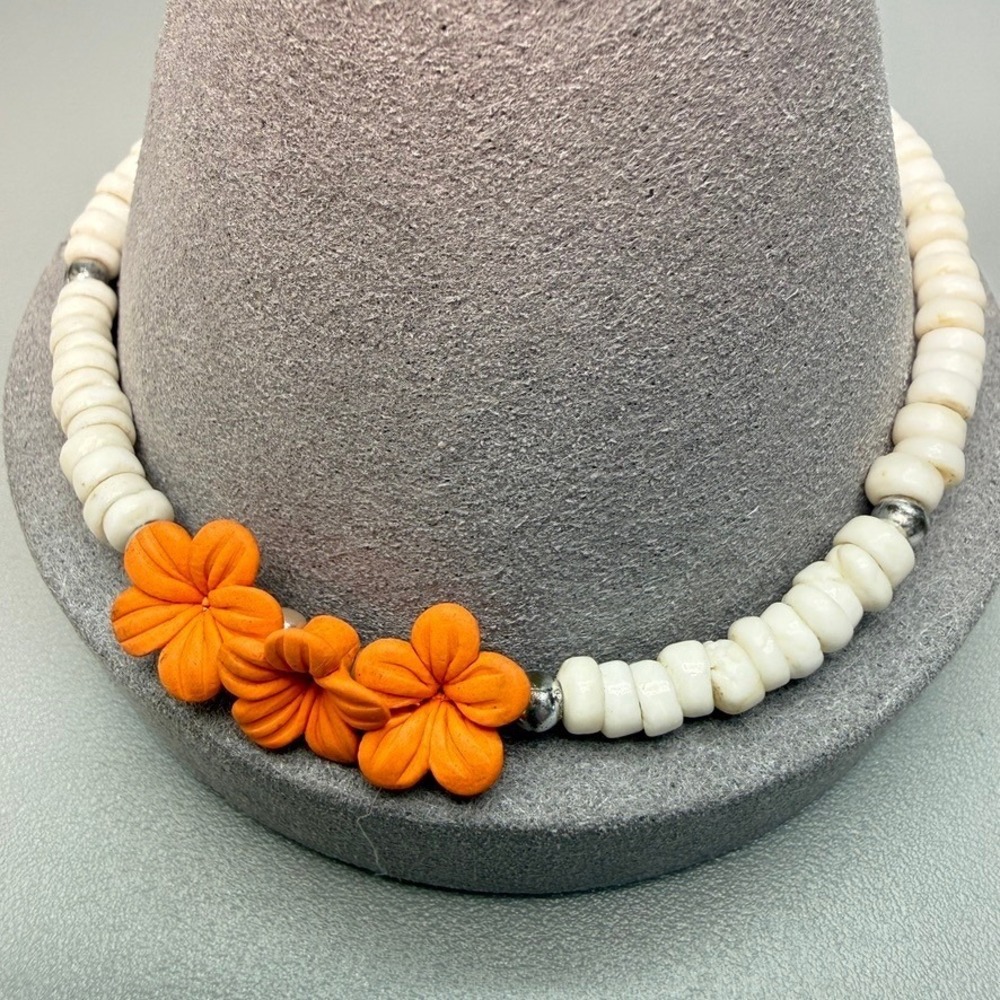 Puka‎ Shell Bead Bracelet 8.5" Hawaii Crafting Harvest READ
